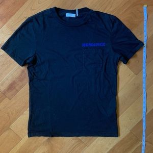 Sandro Black Romance T-Shirt in XS